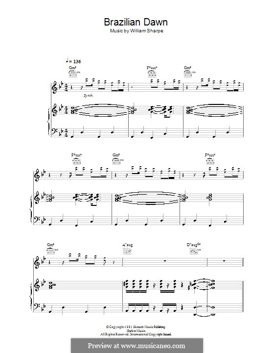 Dawn Sheet Music