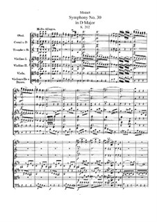 Symphony No In D Major K By W A Mozart Sheet Music On Musicaneo