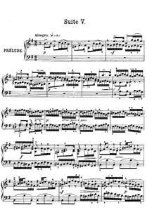 Suite No In E Minor Bwv Six English Suites By J S Bach On