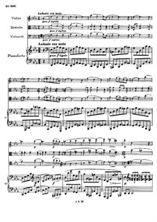 Piano Quartet No 1 In G Minor Op 25 By J Brahms On MusicaNeo