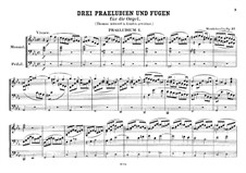 Drei Präludien und Fugen Op 37 von F Mendelssohn Bartholdy auf MusicaNeo