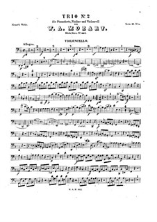 Piano Trio No In D Minor K Piano Trios For Violin Cello And