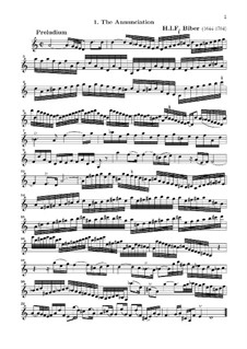 Mystery Sonatas For Violin And Basso Continuo C Por H I V