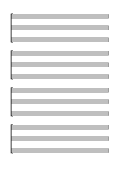 Sheet Music, Blank Manuscript Paper, Instant Download, Printable PDF, US  Letter Size, 9X12, 8X10, A4 and A5 Sizes, Music Paper, 