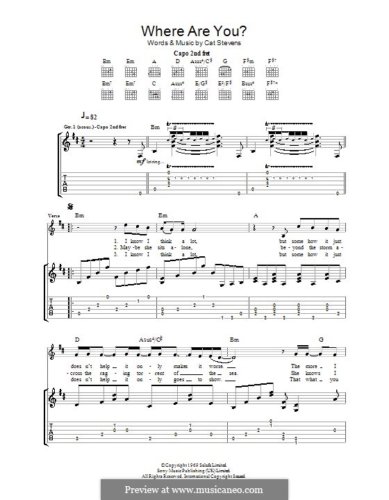 Trouble by C. Stevens - sheet music on MusicaNeo