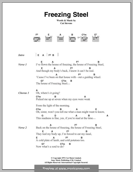 Freezing Steel by C. Stevens - sheet music on MusicaNeo