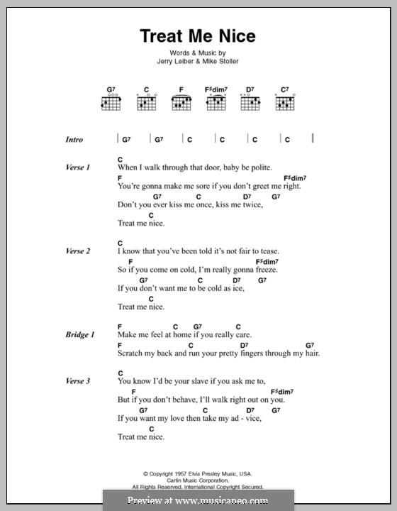 Trouble, by Elvis Presley - lyrics and chords