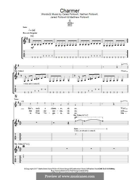 Kings Of Leon 'True Love Way' Sheet Music, Chords & Lyrics