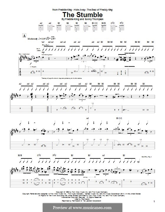 The Stumble by S. Thompson - sheet music on MusicaNeo