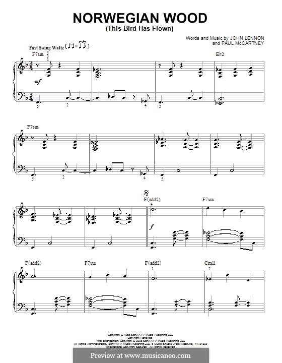 Norwegian wood beatles. Norwegian Wood (this Bird has Flown). The Beatles Norwegian Wood (this Bird has Flown). Norwegian Wood на пианино. Yesterdays стандарт.