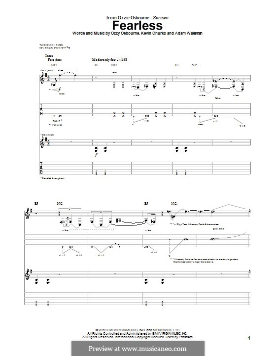 Fearless (Ozzy Osbourne) by A. Wakeman, K. Churko on MusicaNeo