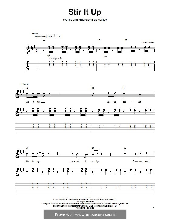 No More Trouble by B. Marley - sheet music on MusicaNeo