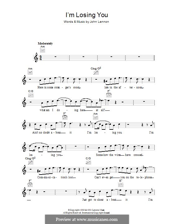 Can't Stand Losing You - Guitar Chords/Lyrics