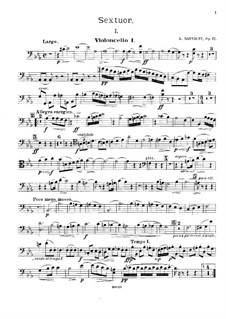 string sextet no. 1 in b flat major, opus 18