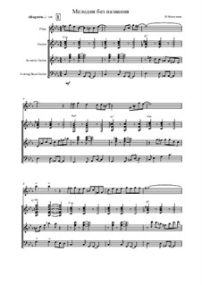 Untitled Melody by V. Malganov - sheet music on MusicaNeo