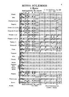 LV Beethoven: Missa Solemnis