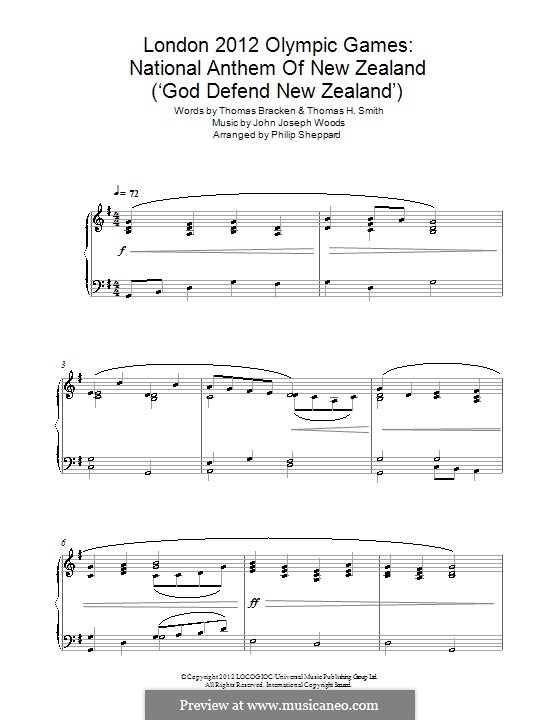 God Defend New Zealand (New Zealand National Anthem) by J.J. Woods on