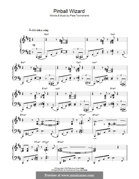 Pinball Wizard, by The Byrds - lyrics with pdf