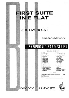 holst - suite no. 1 for military band in e flat major