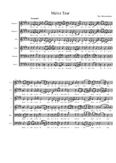 Ma'oz Tzur By D. Rosenschein - Sheet Music On MusicaNeo