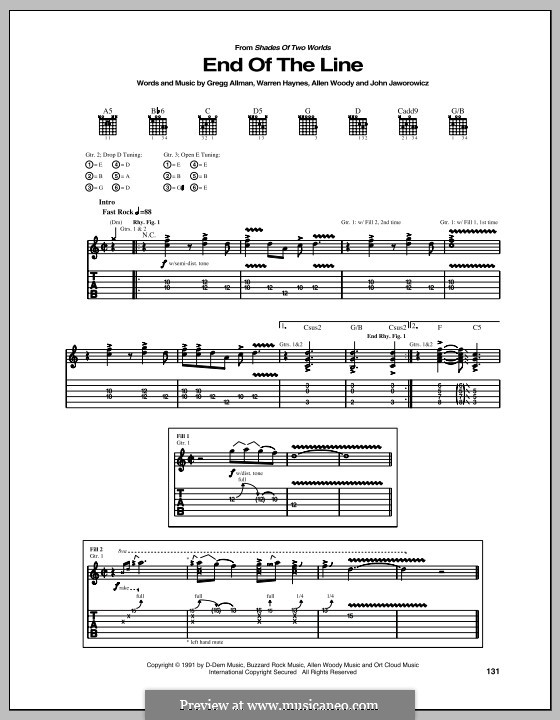 Allman Brothers Band - Chords and Tabs