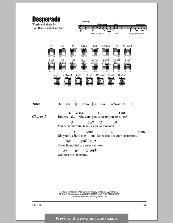 Get Over It (Eagles) by D. Henley, G. Frey - sheet music on MusicaNeo