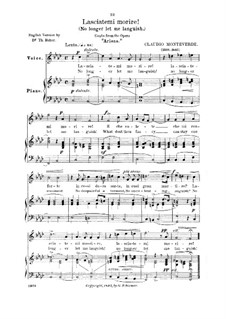 piano sheet music translator Lasciatemi MusicaNeo  music  morire by sheet Monteverdi C. on