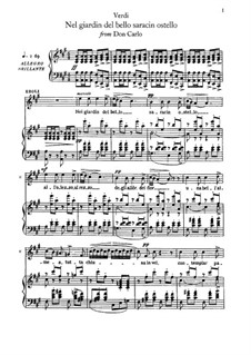 Free Don Carlo by Giuseppe Verdi sheet music