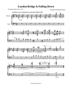 London Bridge by folklore - sheet music on MusicaNeo