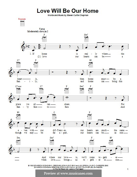 love-will-be-our-home-by-s-c-chapman-sheet-music-on-musicaneo