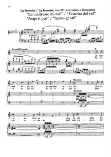 La favorita by G. Donizetti - sheet music on MusicaNeo