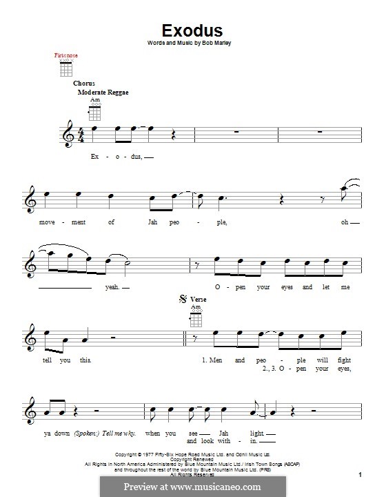 No More Trouble by B. Marley - sheet music on MusicaNeo