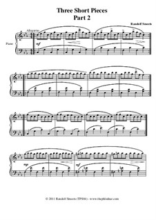 Three Short Pieces by R. Smeets - sheet music on MusicaNeo