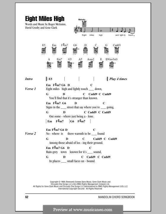 Eight Miles High (The Byrds) by D. Crosby, G. Clark, J.R. McGuinn on ...