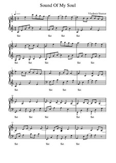 Sound of my Soul by V. Sterzer - sheet music on MusicaNeo