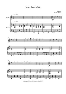 Jesus Loves Me by W.B. Bradbury - sheet music on MusicaNeo