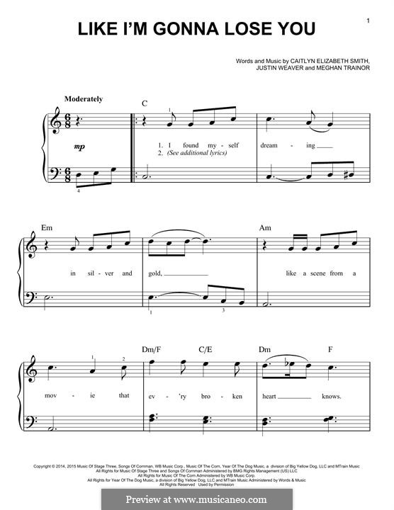 Made You Look by Meghan Trainor - Flute - Digital Sheet Music