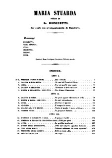Maria Stuarda by G. Donizetti - sheet music on MusicaNeo