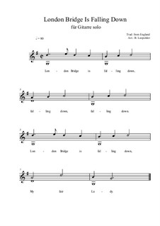 London Bridge By Folklore - Sheet Music On Musicaneo