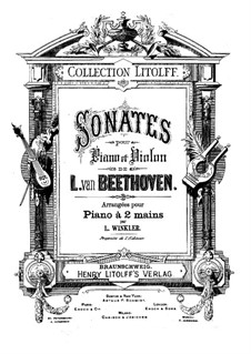 Sonata for Violin and Piano No.9 'Kreutzer', Op.47 by L.v. Beethoven on ...