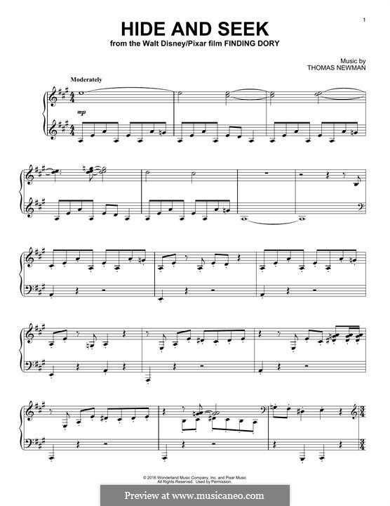 Hide And Seek Piano  Piano music, Digital sheet music, Sheet music