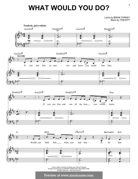 What Would You Do? by T. Kitt - sheet music on MusicaNeo