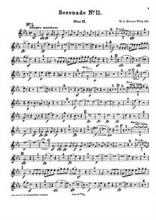 serenade no. 11 in e-flat major, k. 375