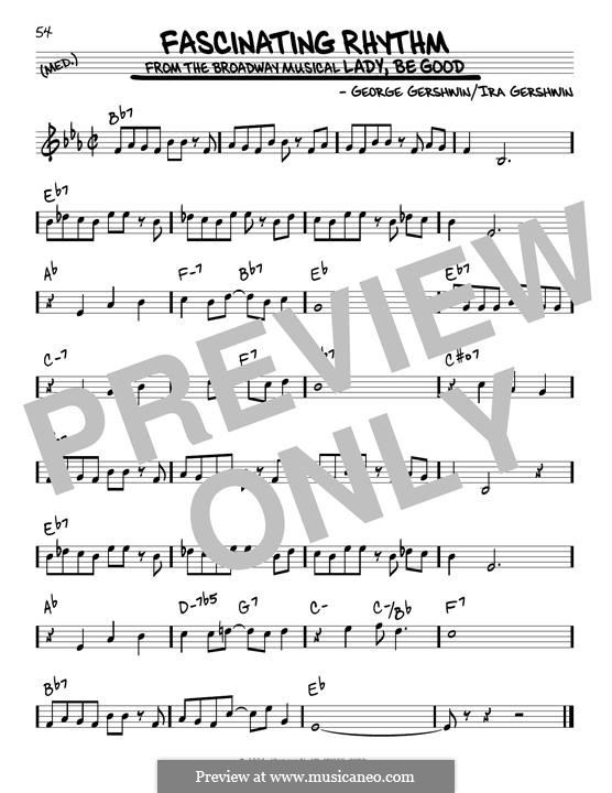 Fascinating Rhythm By G. Gershwin - Sheet Music On Musicaneo