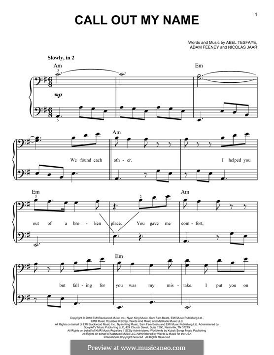 Песня call on me. Call out my name на пианино. The Weeknd earned it Ноты для фортепиано. Call out my name the Weeknd перевод. Call out my name the Weeknd текст.