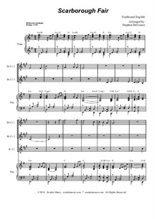 Song - Scarborough Fair - Choral and Vocal sheet music arrangements