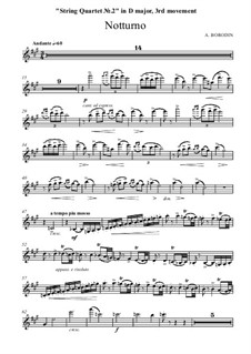 String Quartet No.2 In D Major By A. Borodin - Free Download On MusicaNeo