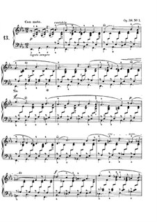 Mendelssohn F., Sechs Lieder ohne Worte, Andante con moto Sheet music for  Piano (Solo)