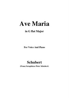 Ave Maria (Piano-vocal score), D.839 Op.52 No.6 by F. Schubert on MusicaNeo