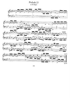 Prelude And Fugue No.23 In B Major, BWV 868 (The Well-Tempered Clavier ...